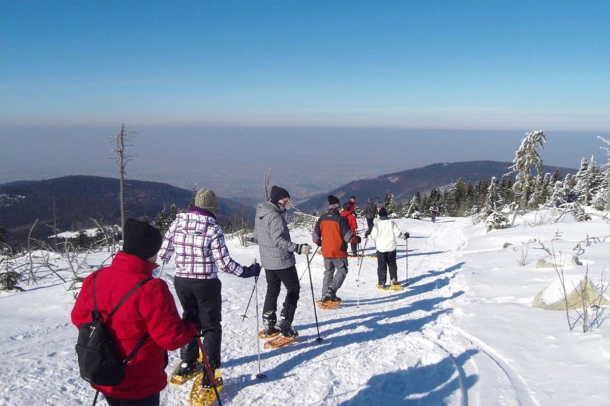 Schneeschuhwandern im Naturpark